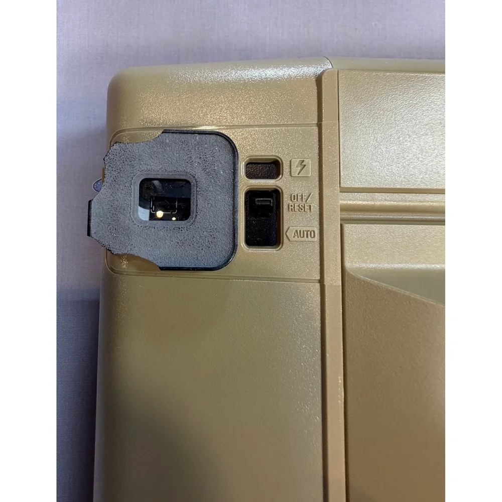 Kodak Koda Matic Instant Color Film Camera HS144-10 Tan Vintage Retro Flash